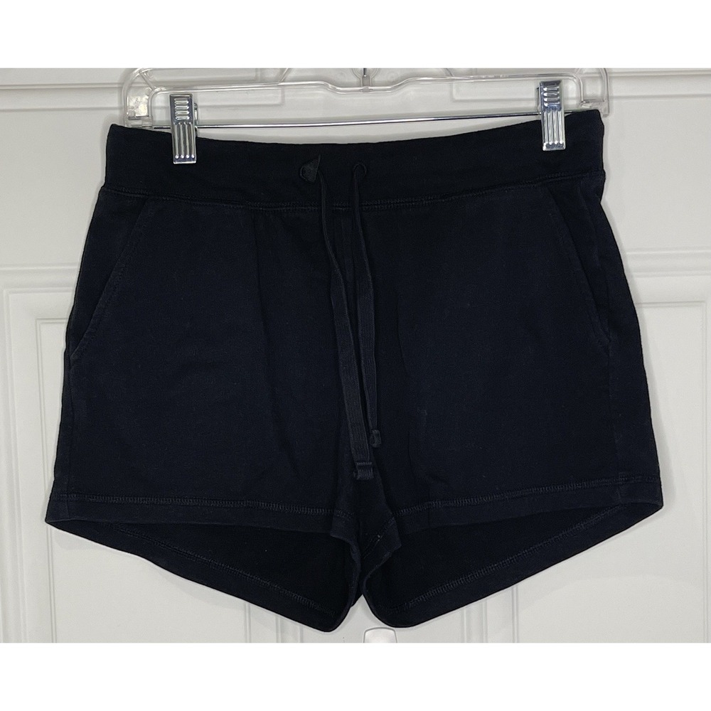 Old Navy Active Women's Small Black Running Athletic Shorts Cotton Blend Pockets